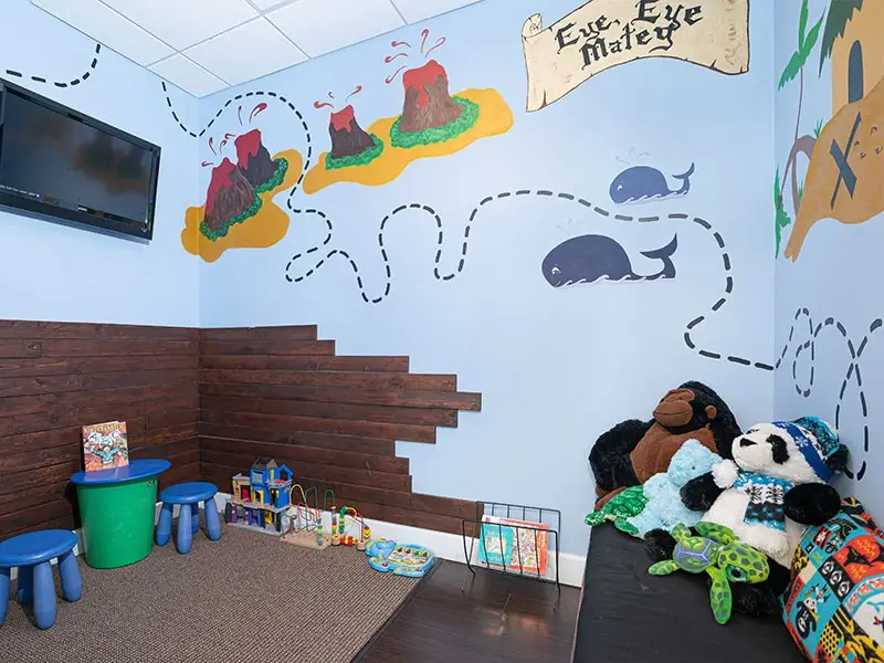 Image of kids play area at Pearland Professional Vision