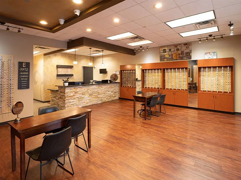 Office interior of Memorial Eye Center Spring Klein