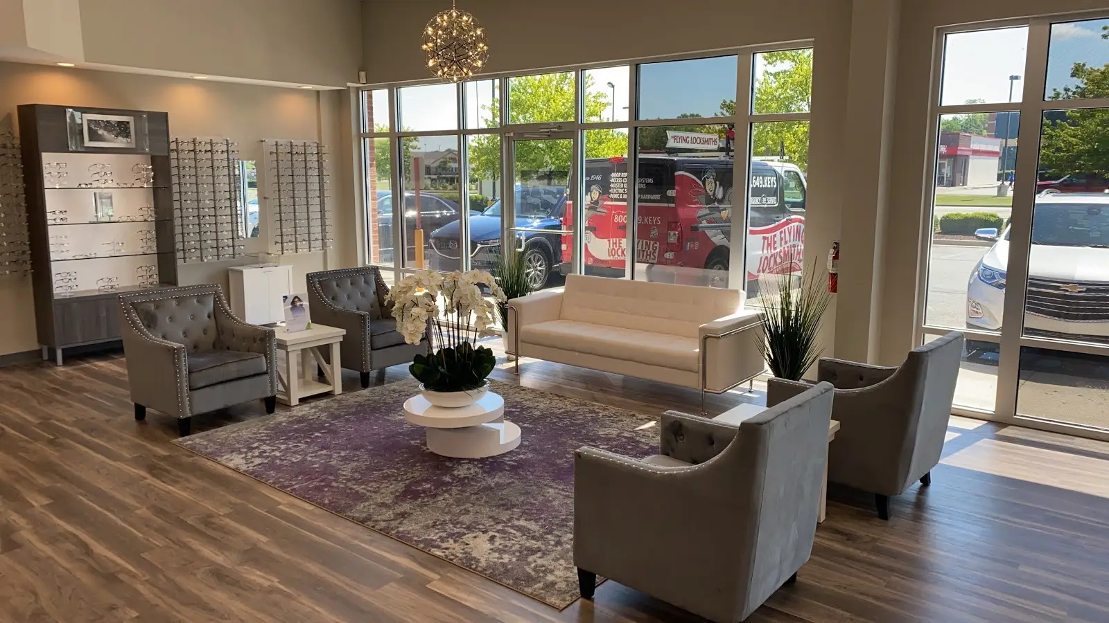 dispensary and waiting area at Shawnee Optical Springfield.