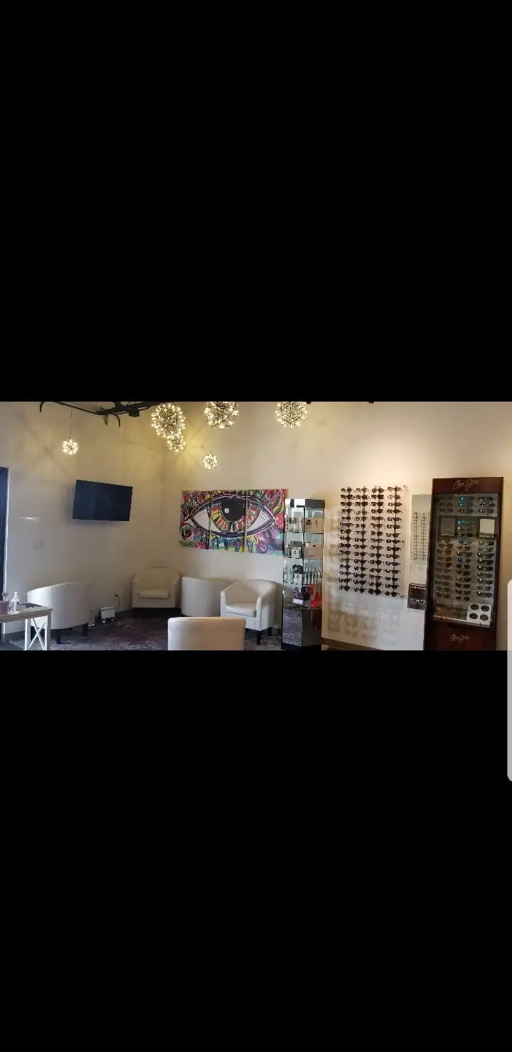 Optical dispensary display at Sunrise Alvernon Optical.
