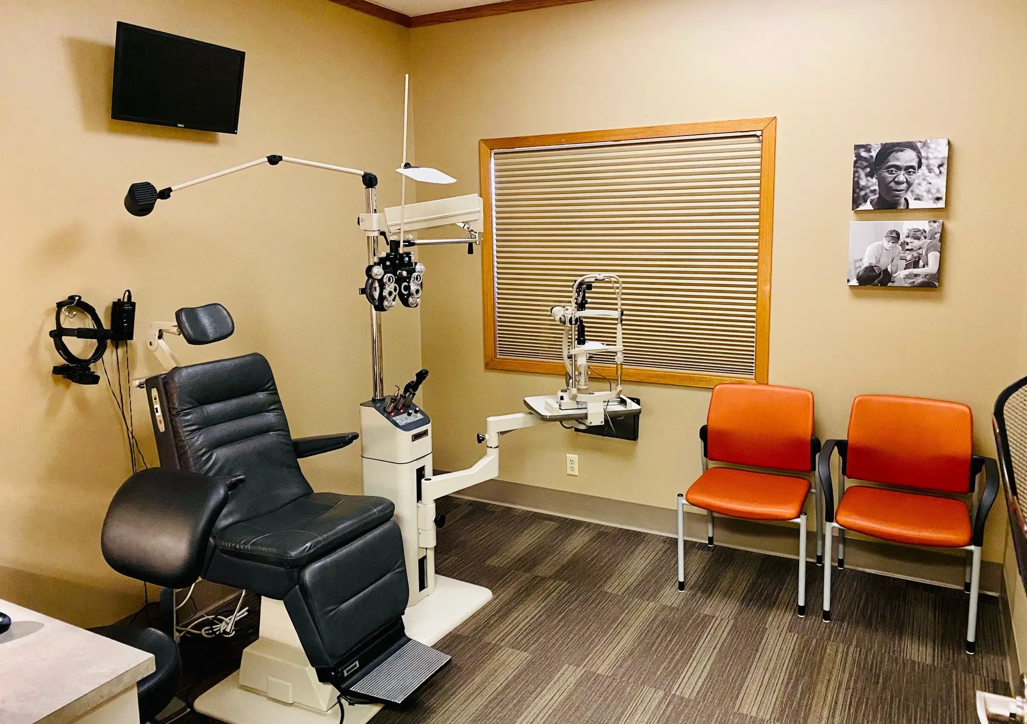 Exam Room with medical equipment - EyeCare Specialties NE Pine Lake