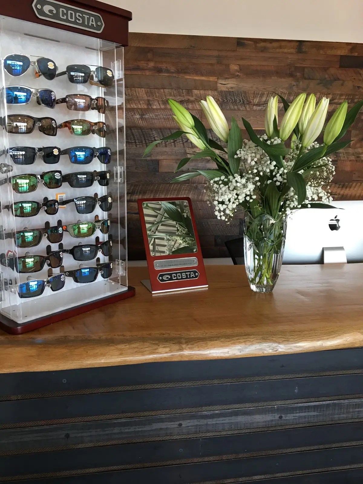 Eyeglasses display at Potranco Omni Vision.