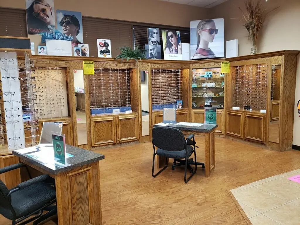 Eyeglasses dispensary at Culebra EyeTX Vision Center