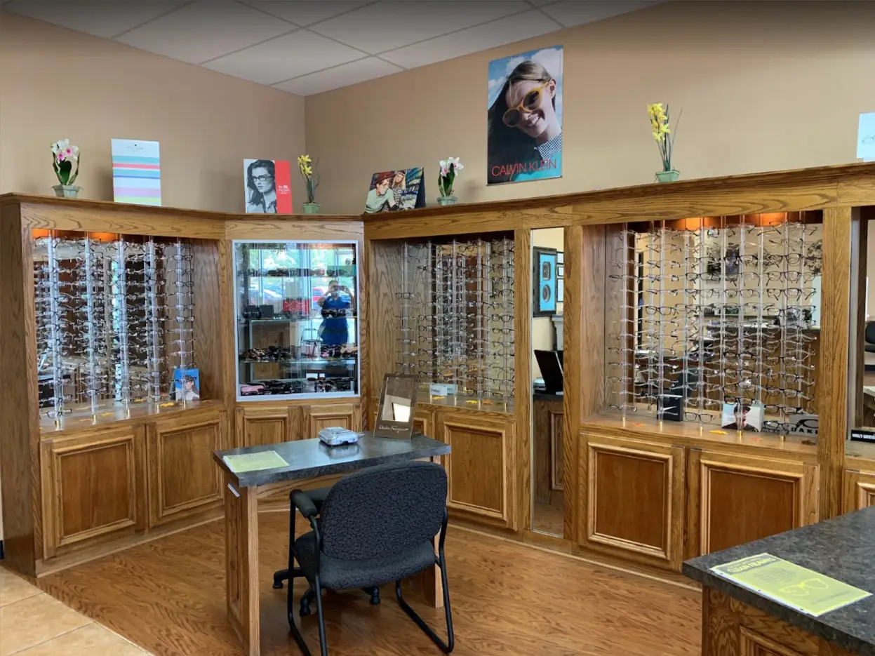 Optical dispensary at Potranco EyeTX.