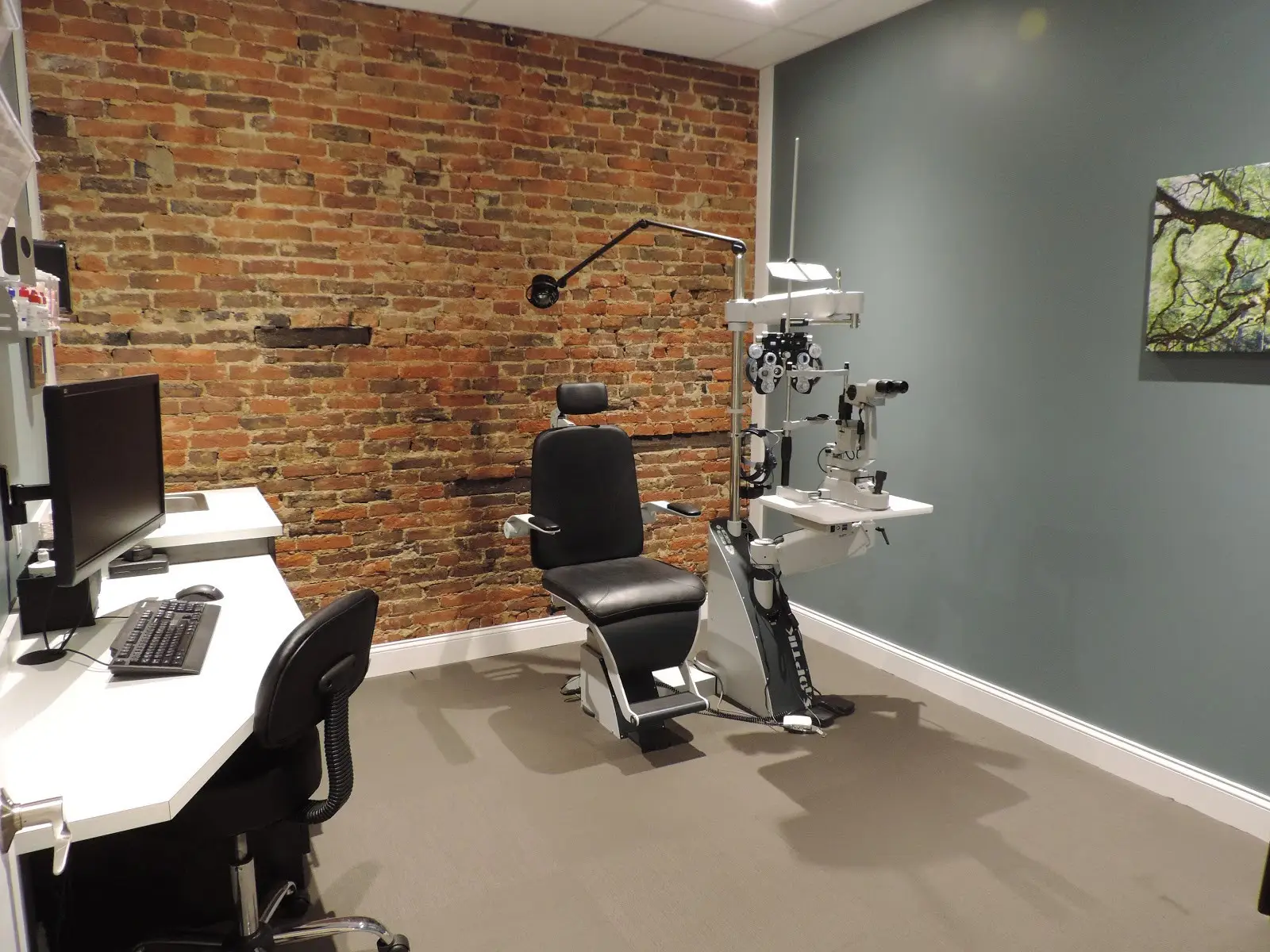 Noble Vision Center eye exam.