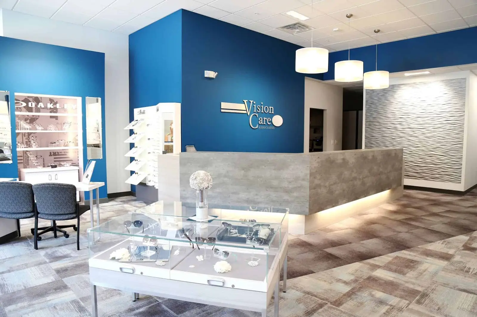 Vision Care Associates waiting room.