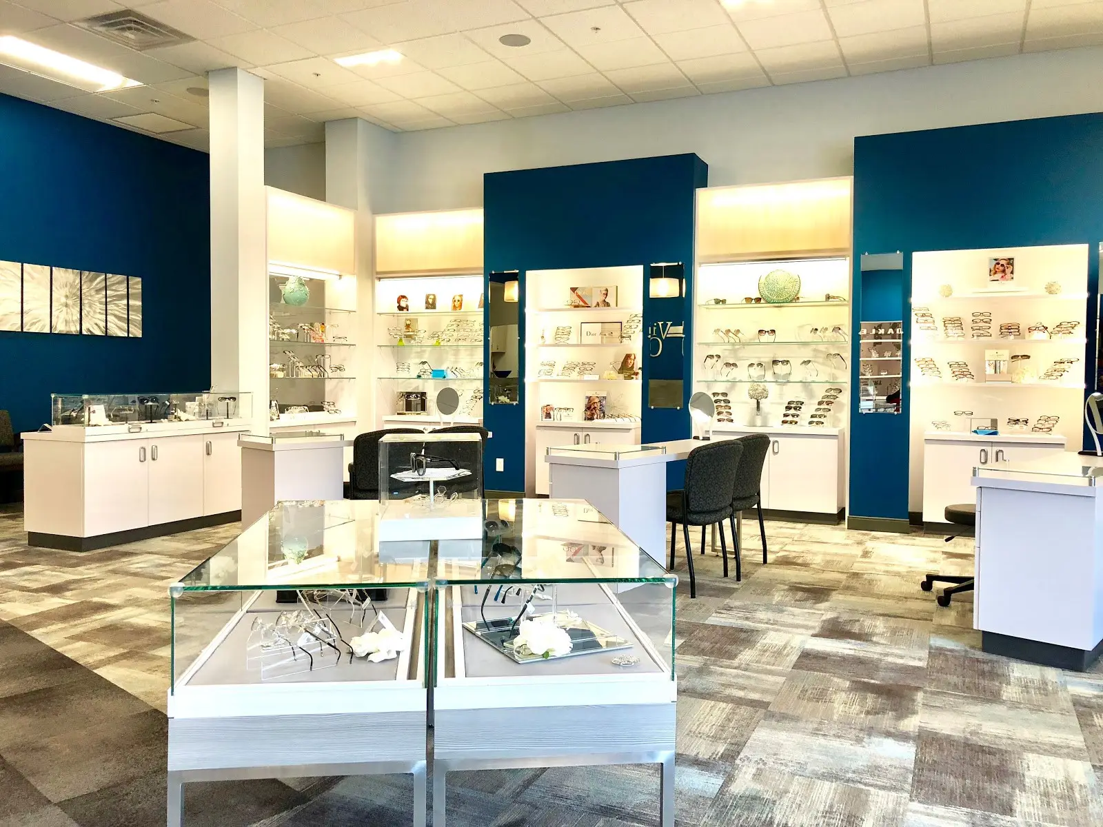 Vision Care Associates eyeglasses dispensary.