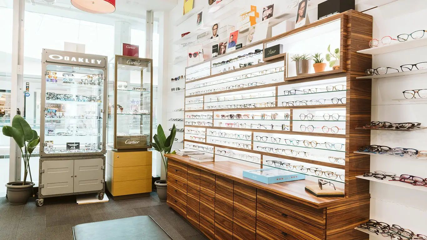 Picture inside Eyetique at the South Hills Village Mall