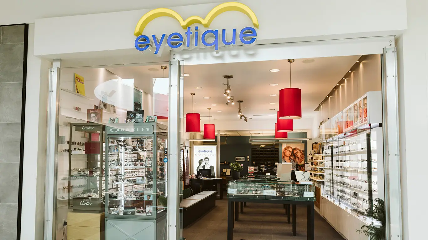 Entrance to Eyetique at the South Hills Village Mall