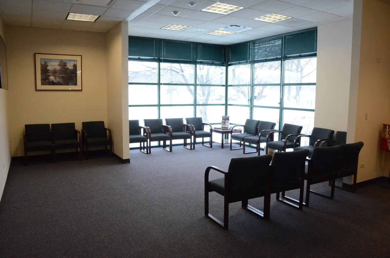 Waiting room at Elgin Family Eyecare