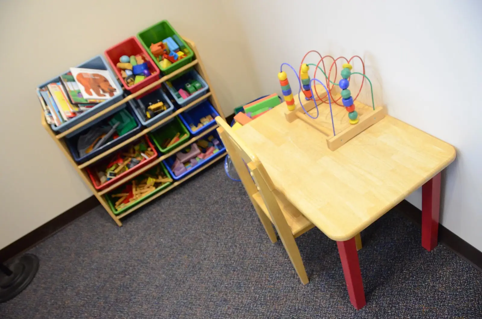 Toy room at Elgin Family Eyecare.