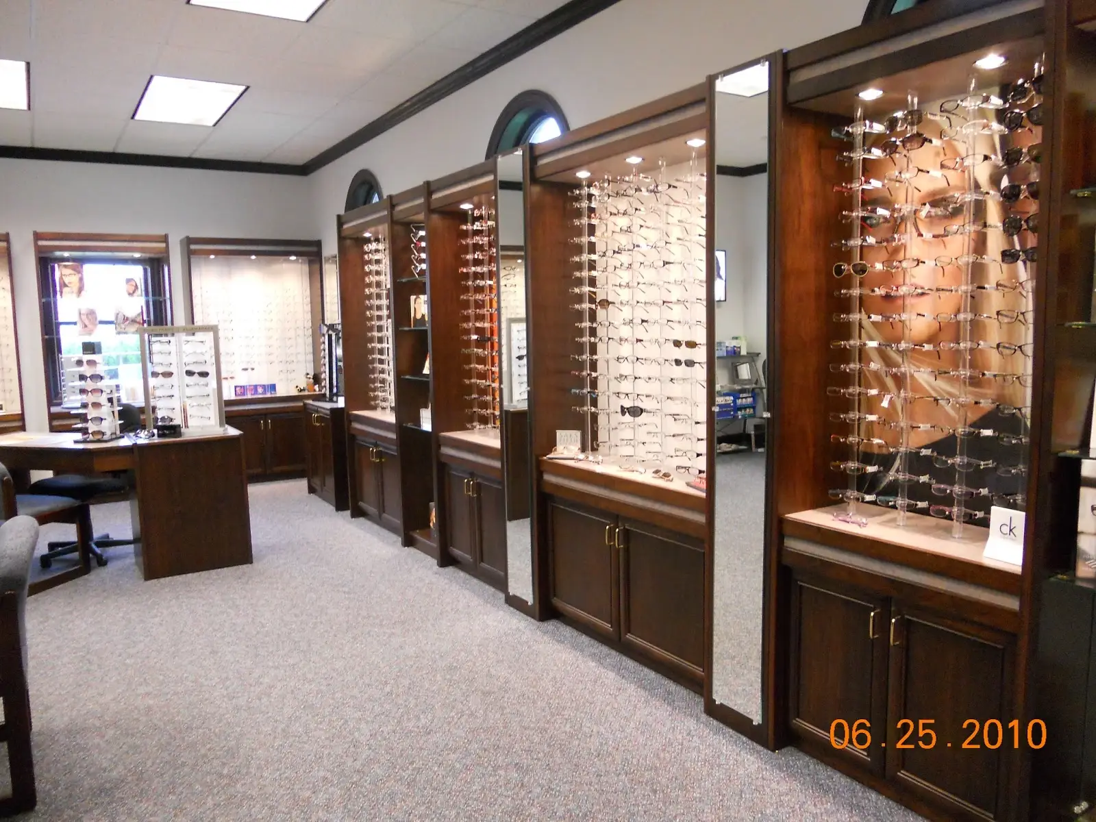Dispensary at EyeCare Dimensions.
