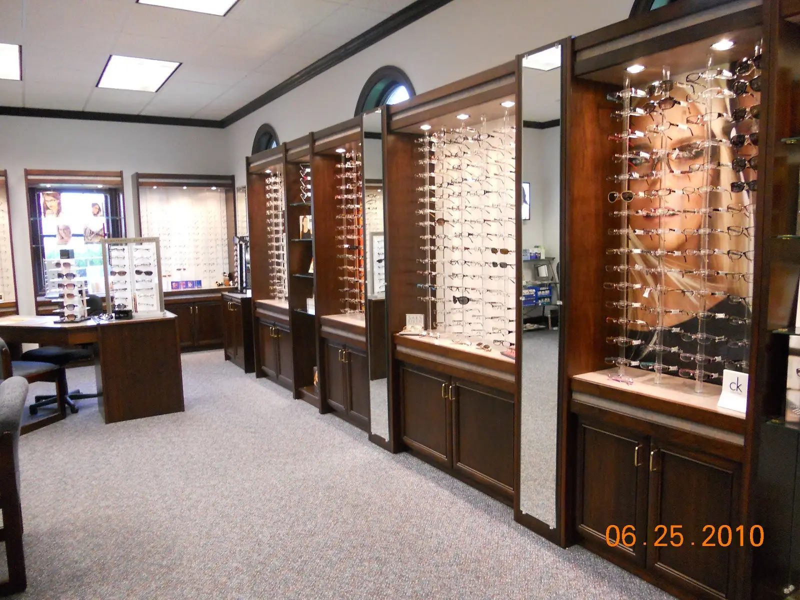 Dispensary at EyeCare Dimensions.