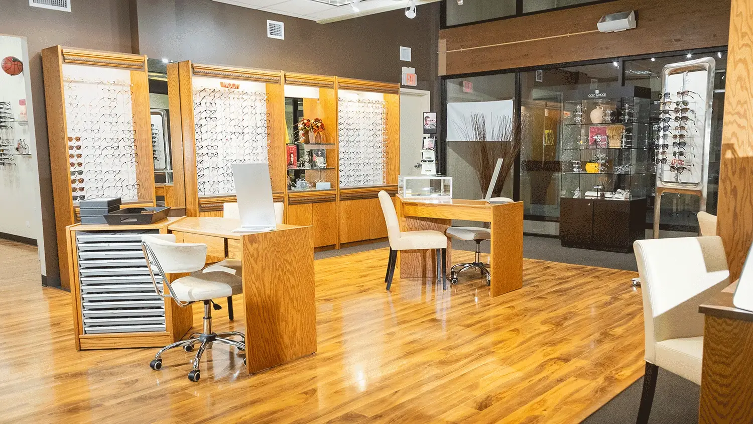 Dispensary at Coventry Eyecare Associates.