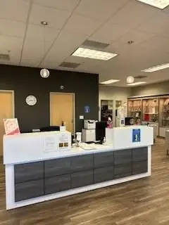 Front desk at Silverbell Eyecare.