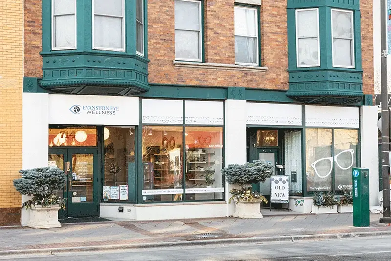 Evanston Eye Wellness office in 716 Main St Evanston, IL 60202.