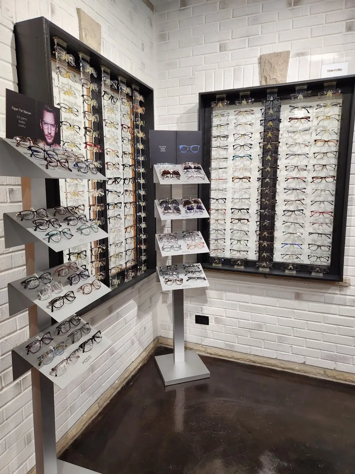 Eyewear display at Eyecare of Palatine, IL
