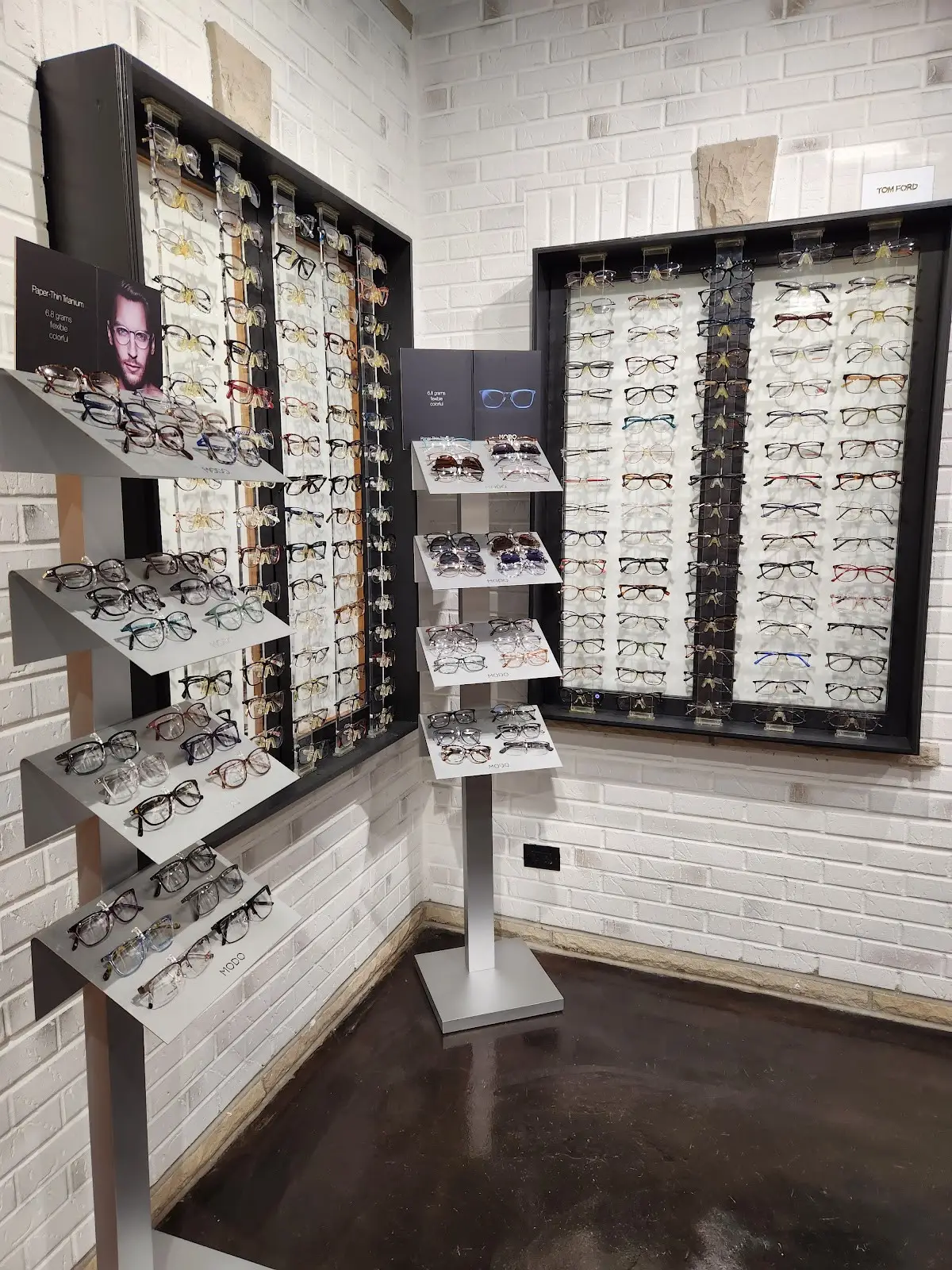 Eyewear display at Eyecare of Palatine, IL