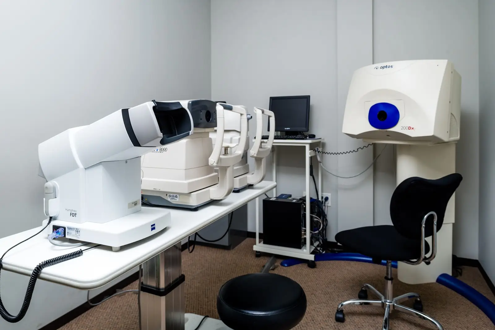 Bird's Eye View Optometry - eye health pre testing room