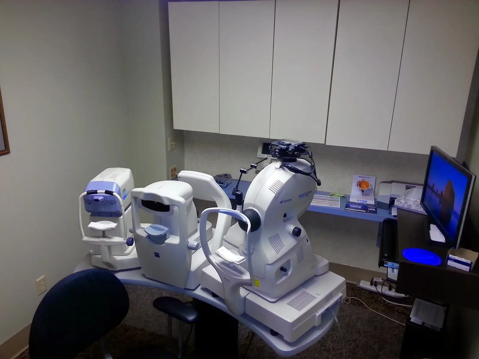 Pre testing room inside Preferred Eyecare