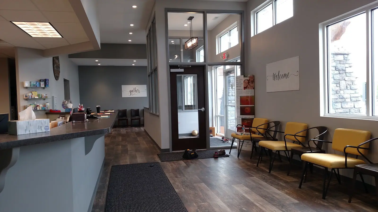 Entrance inside Warsaw Family EyeCare