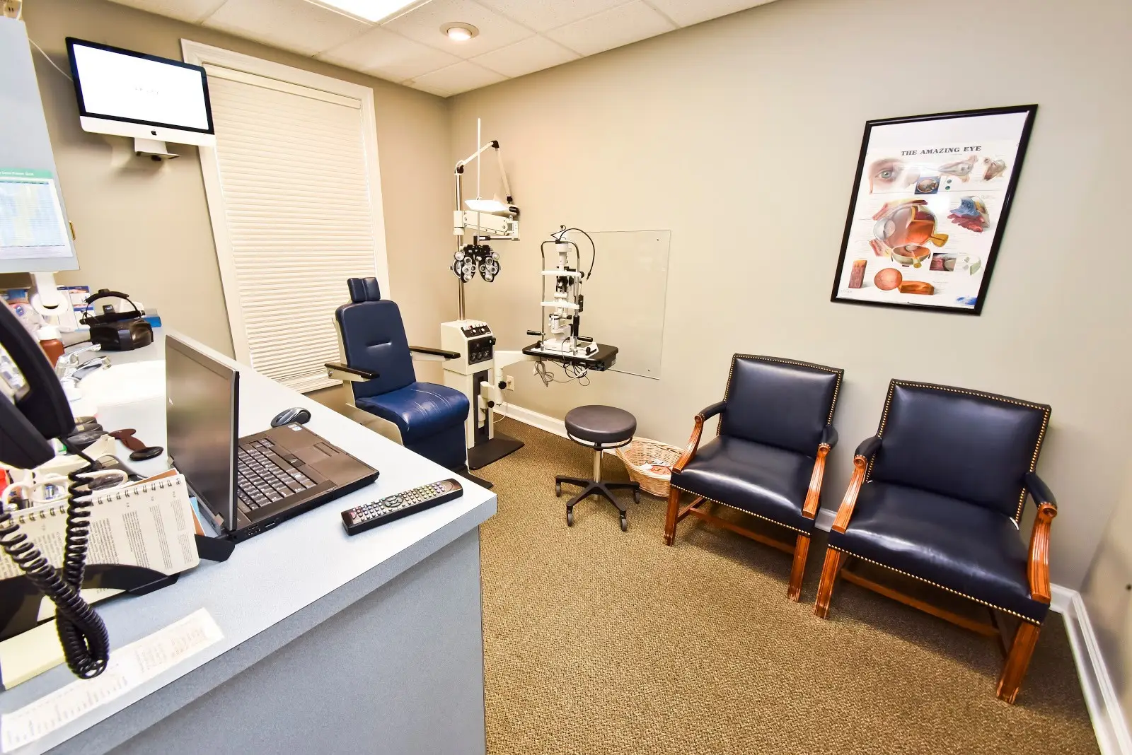 Orgain Family Vision exam room.