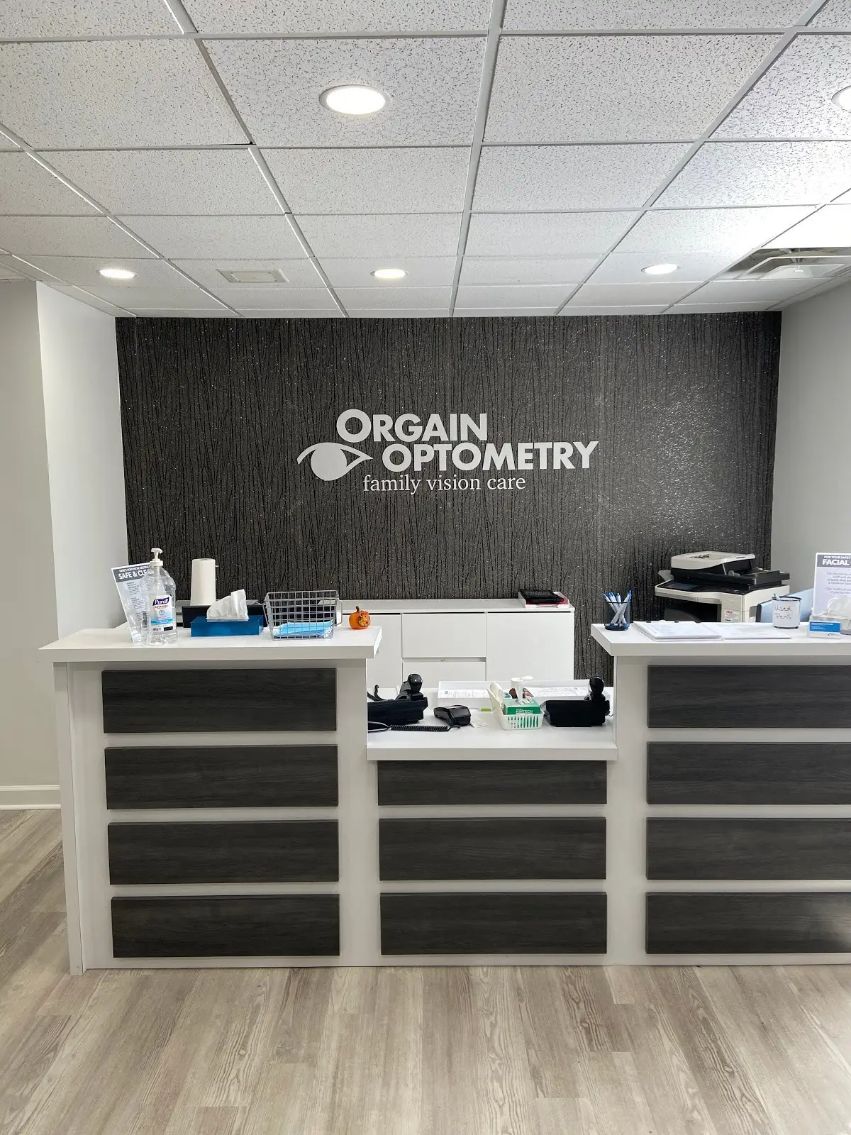 Orgain Family Vision front desk at 131 Indian Lake Road