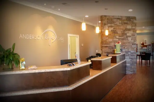 Anderson Eye Care front desk.