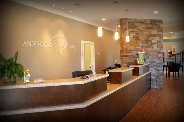 Anderson Eye Care front desk.