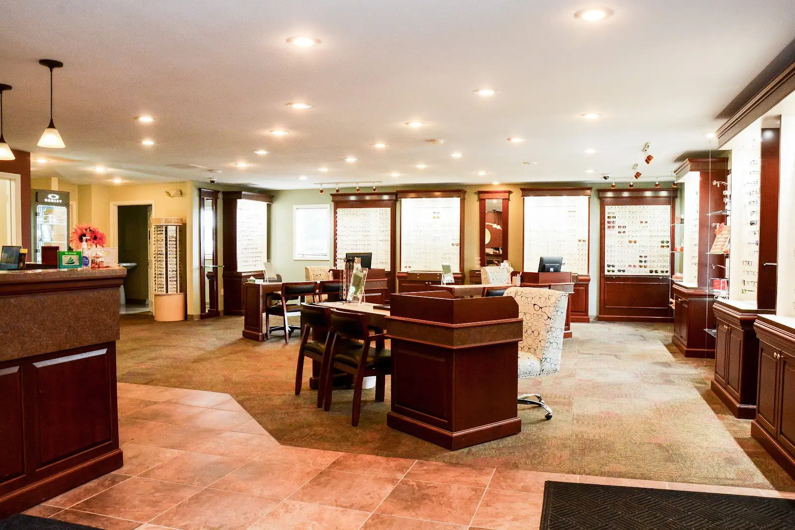 Showroom inside Preferred Eyecare