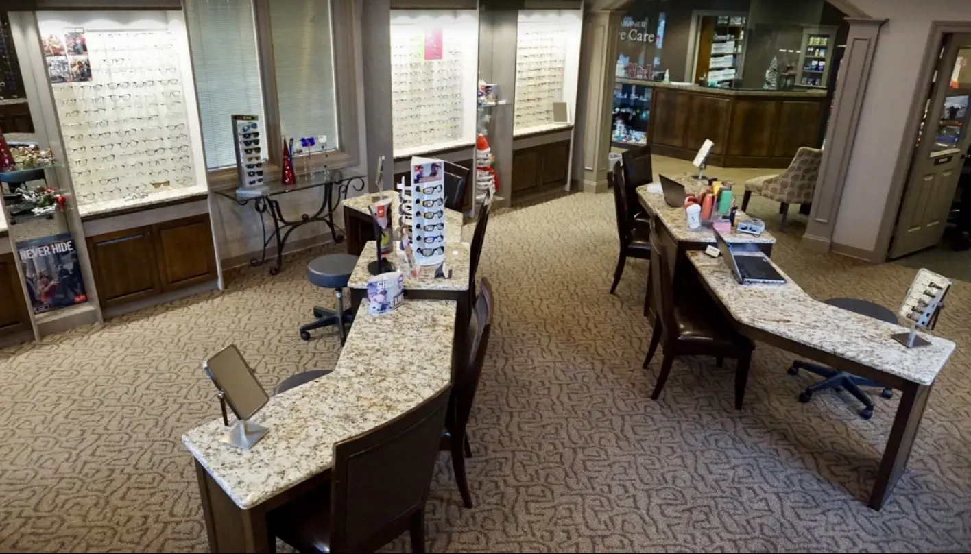 Sumner EyeCare - Portland eyewear display