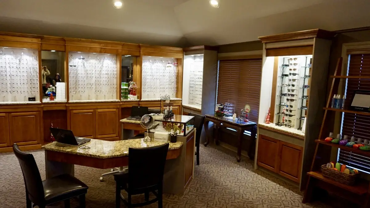 Sumner EyeCare - Portland eyewear display.