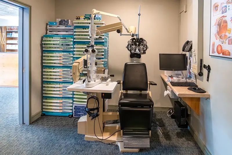 eye exam room - AccuVision Optical