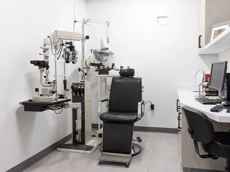 Exam room at Eyes on Missouri Jefferson City
