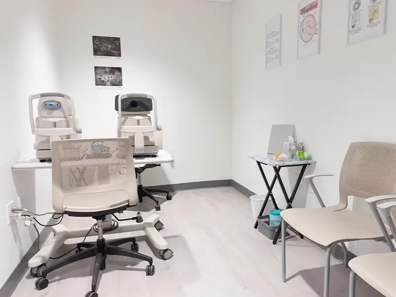 Exam room at Eyes on Missouri Jefferson City