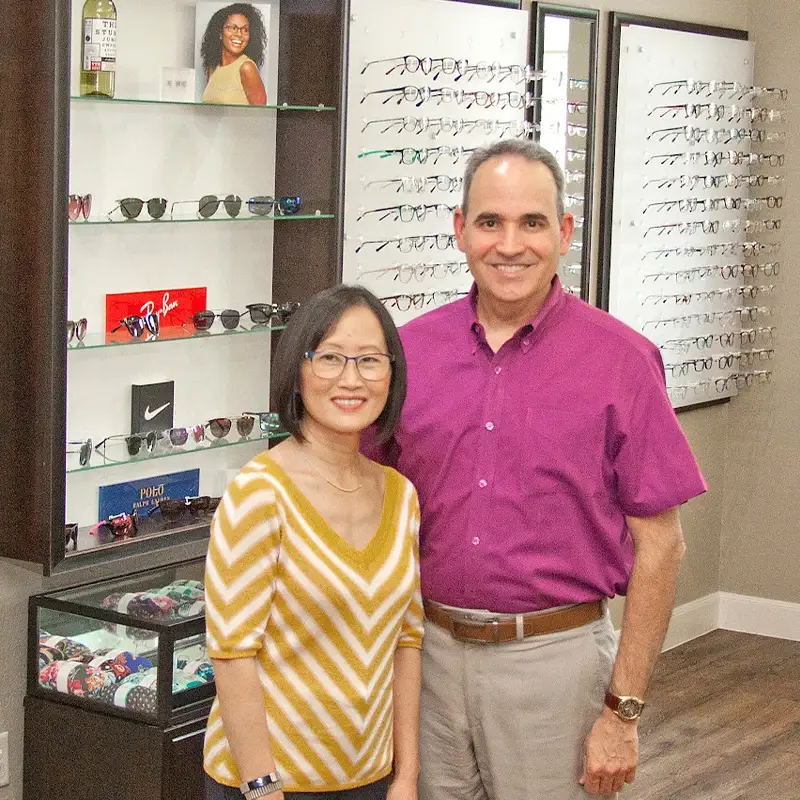 Dr. Joseph Arrieta and Dr. Huong-Trinh Nguyen at Hill Country Vision Center - Boerne