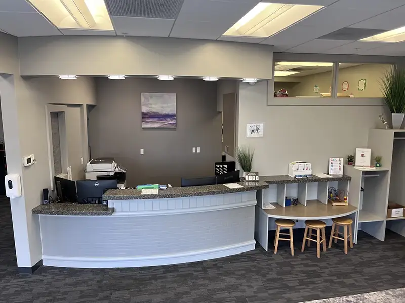 Visual System Center Front Desk