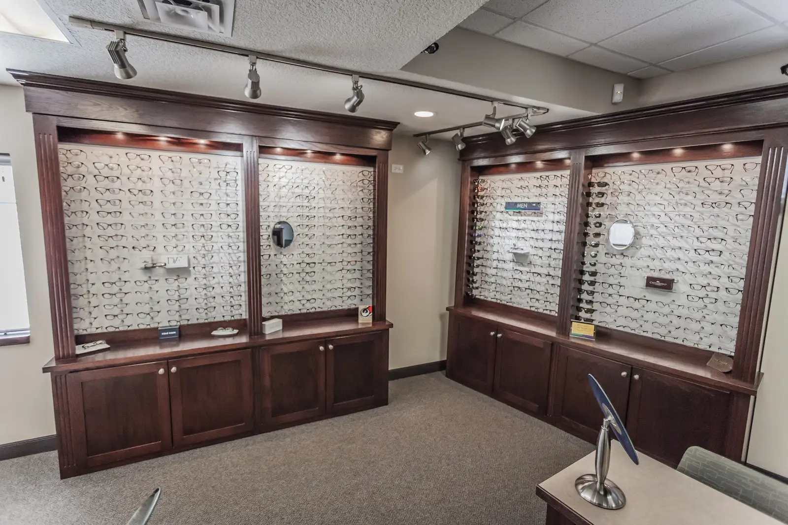 Advanced Eyecare - Raytown Wooden Optical Dispensary