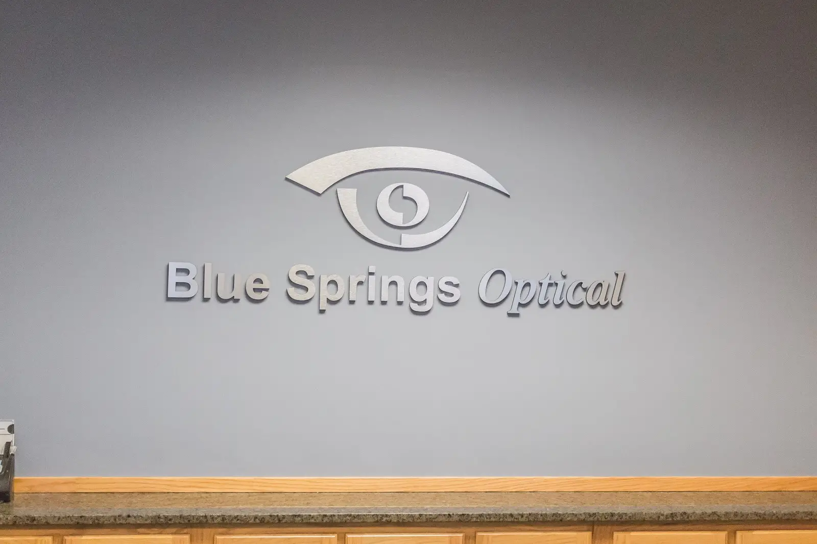 Blue Springs Optical Indoor Signage
