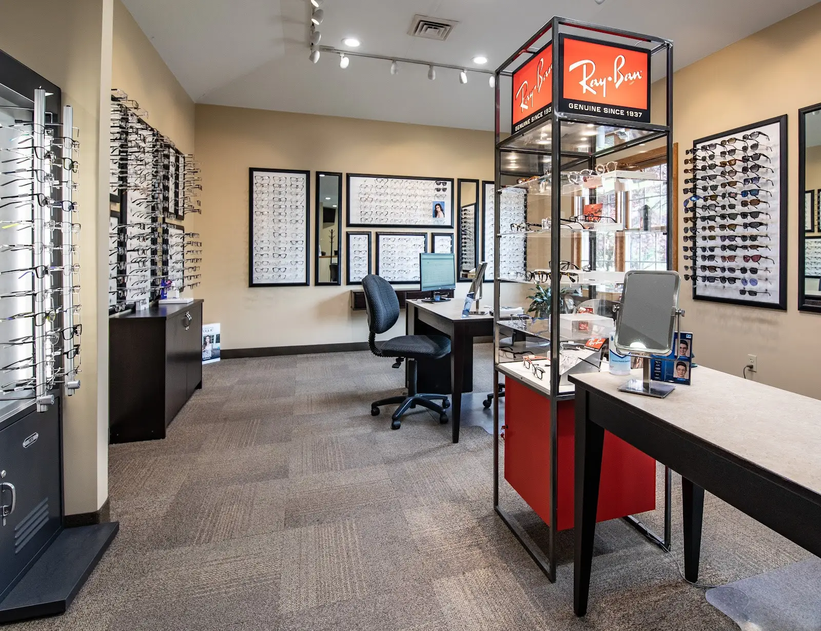 Eyewear Display at Sforza EyeCare.