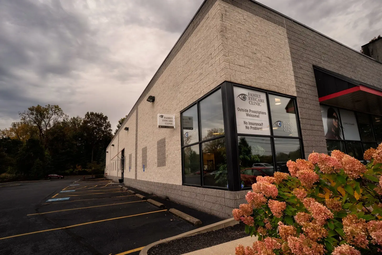 Family Eyecare Clinic - Mentor at 7200 Mentor Avenue.