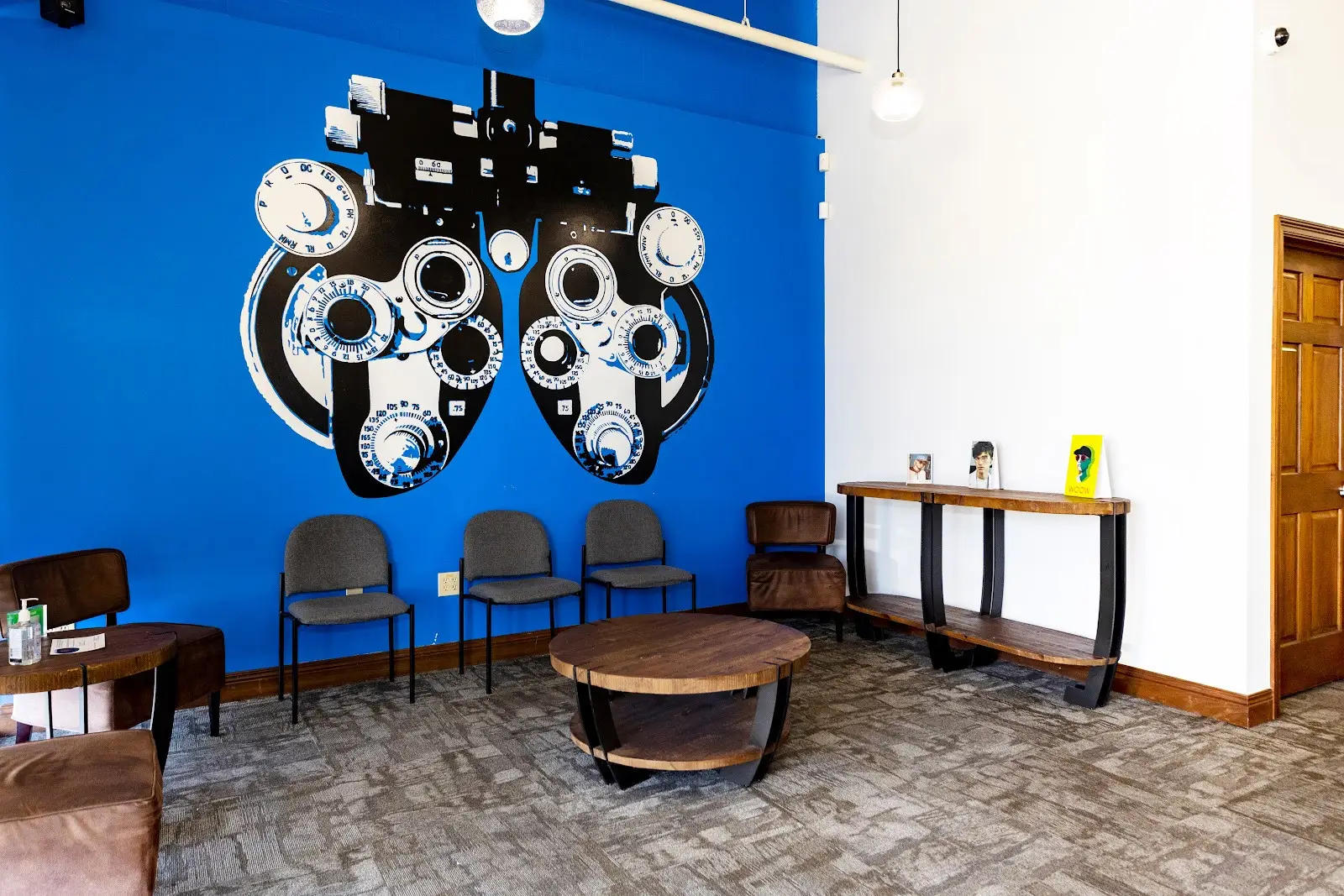 Waiting room at Perigo Family EyeCare.