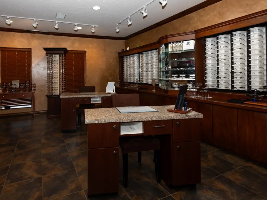 Dispensing area inside Family EyeCare
