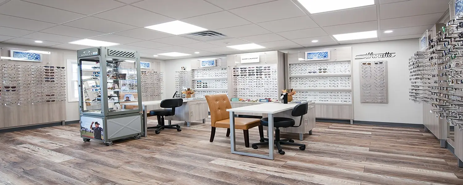 Dispensary eyeglasses at village eye associates.