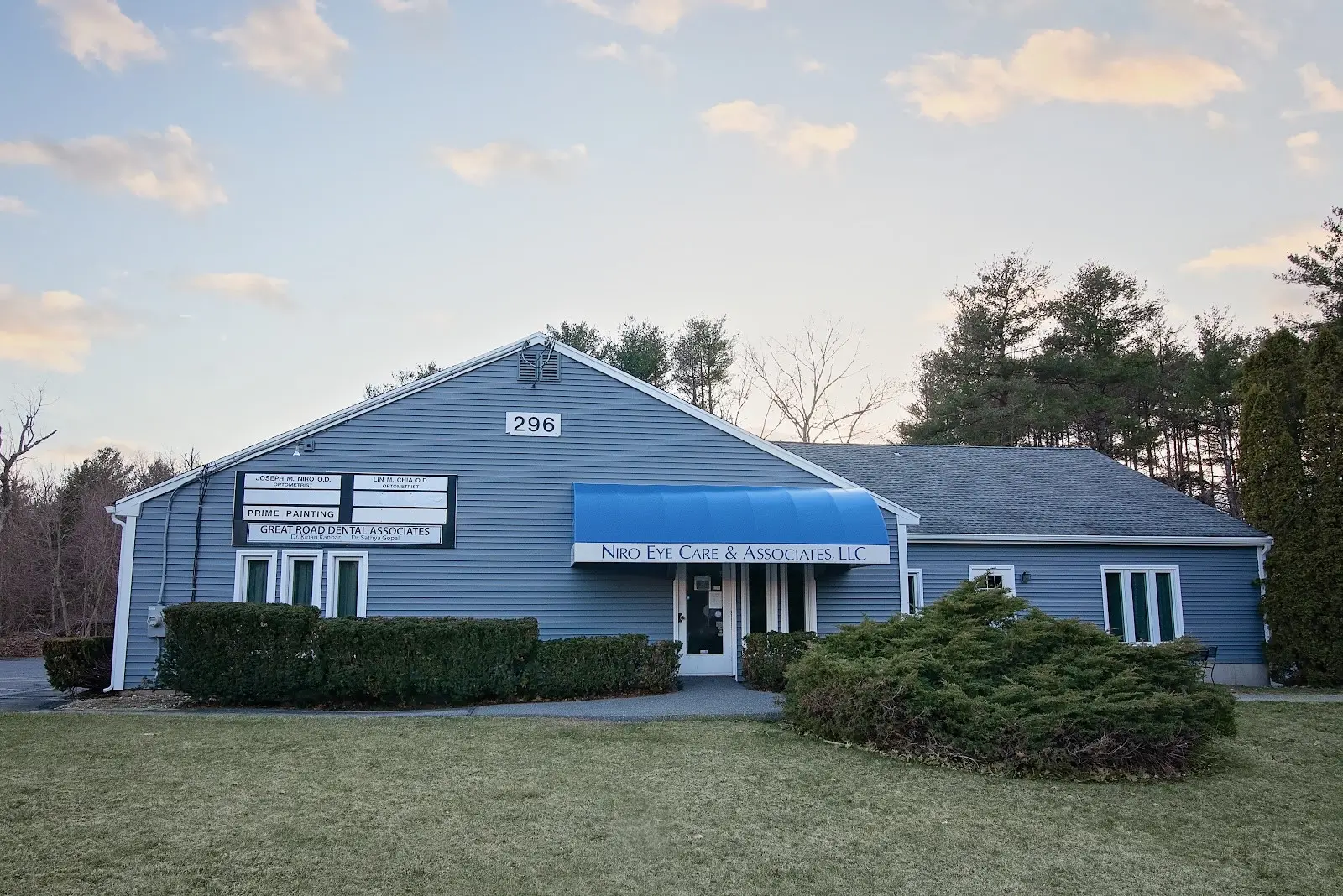 Office building of Niro Eye Care and Associates.
