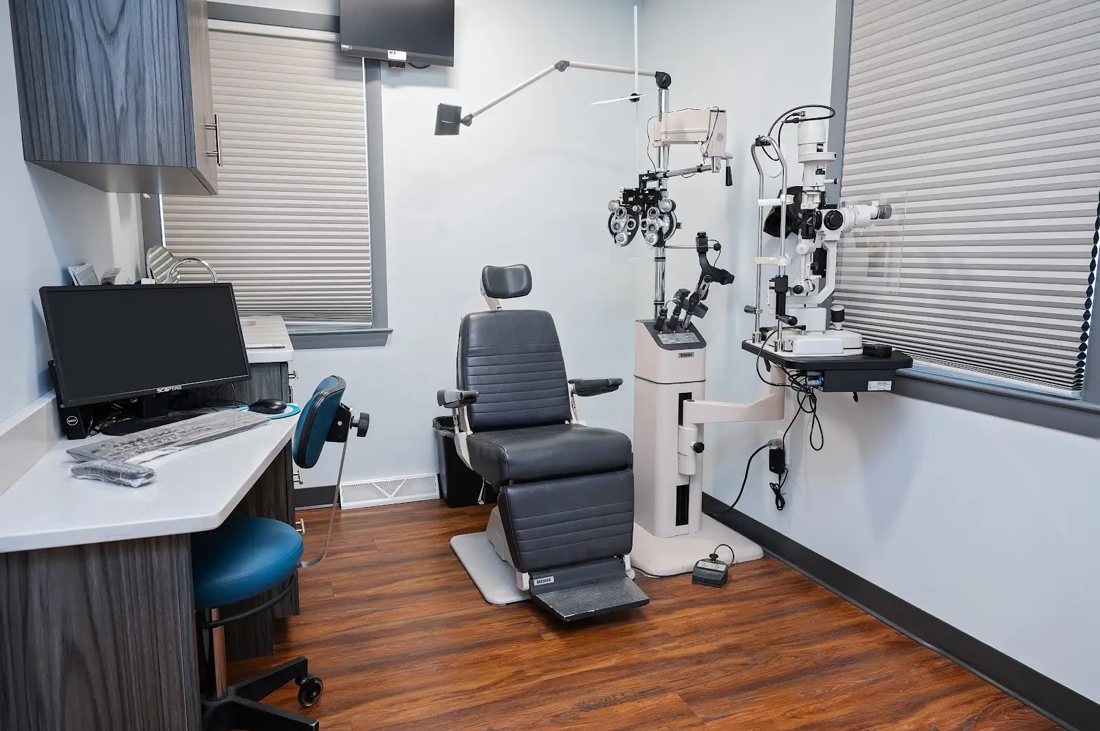 exam room at Andover Optometry on Central.