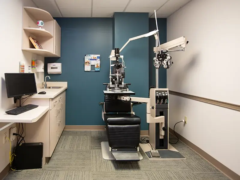 Eye exam room EyeCare Specialties - Dartmouth.