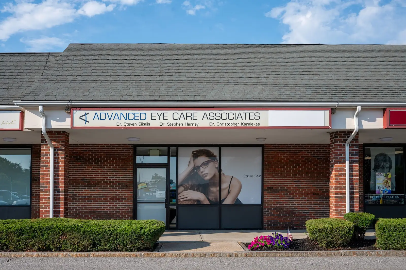 Advanced EyeCare Associates office building at 850 Chelmsford Street.