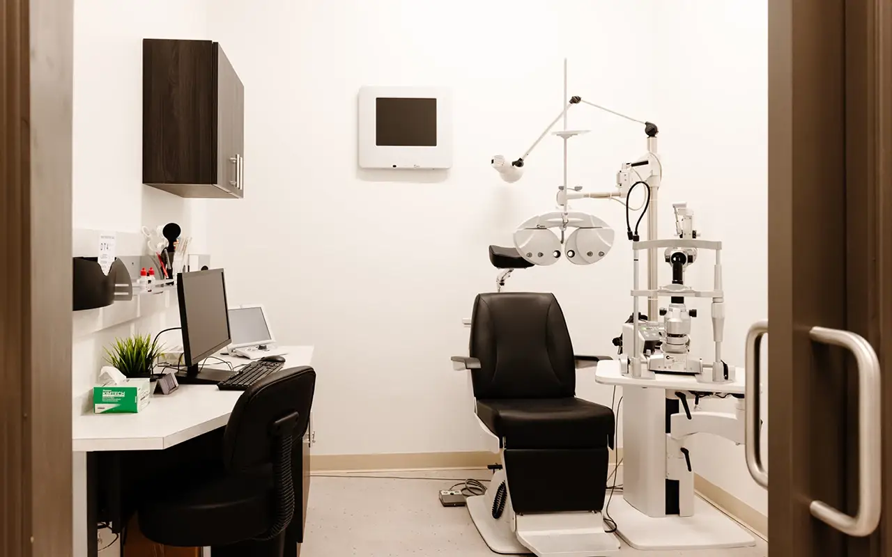 Exam room at Eyetique Wilkins