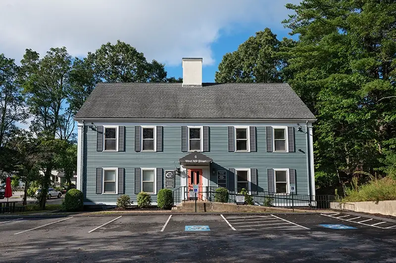 Eye Care building at Medfield Eye Associates.